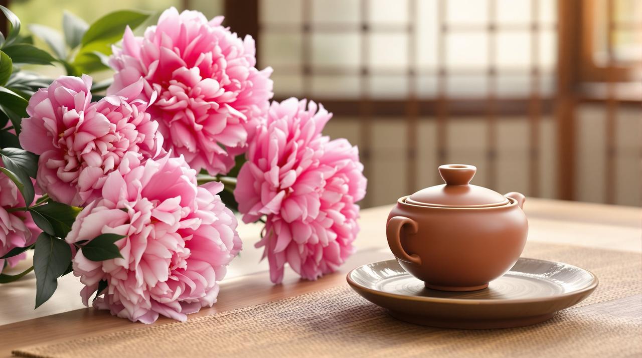 乐乐动漫 - 杜鹃花与茶道：花间一盏清茶